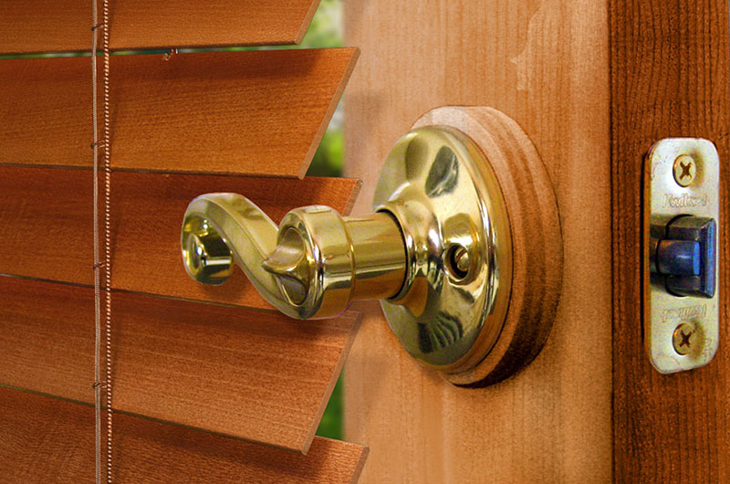 Wood extender for door handles